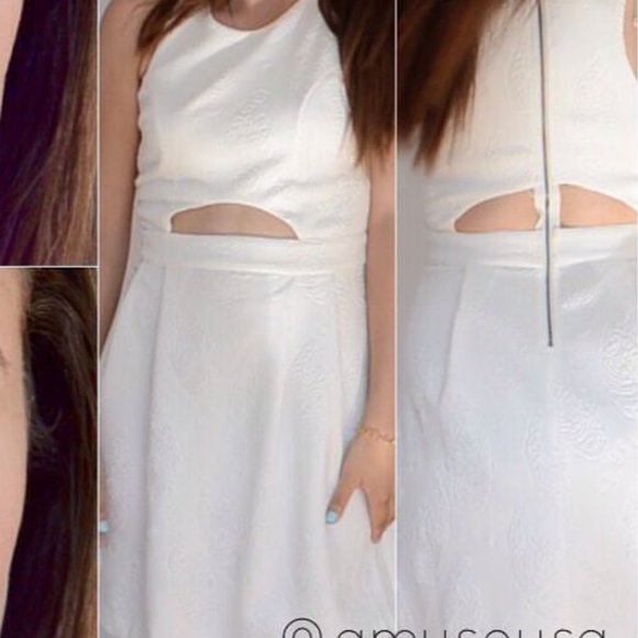 White Silence + Noise Mini Dress Perfect For Summer or Bridal Events - Picture 1 of 3